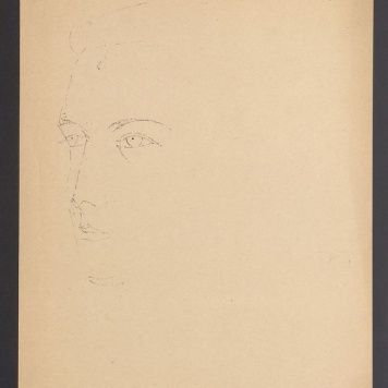 Szkic głowy kobiecej