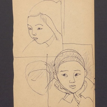Szkice kobiecych portretów