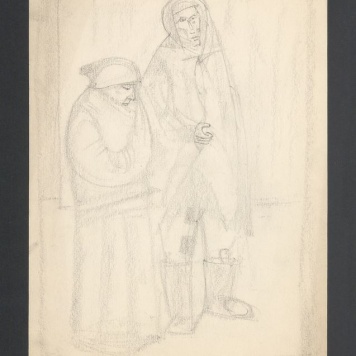 Szkic dwóch postaci