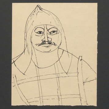 Ilustracja do inscenizacji Bertolda Brechta (?)