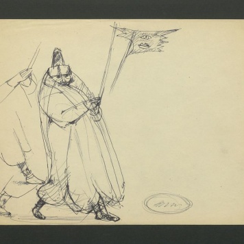 Szkic do inscenizacji Bertolda Brechta (?)