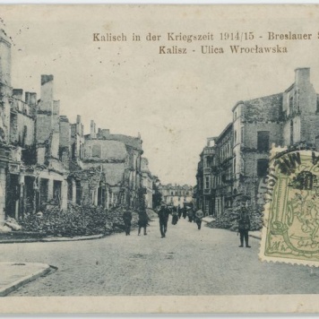 Ulica Wrocławska, Kalisz 1914/15