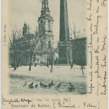 Souvenir de Kalisz. Plac św. Józefa