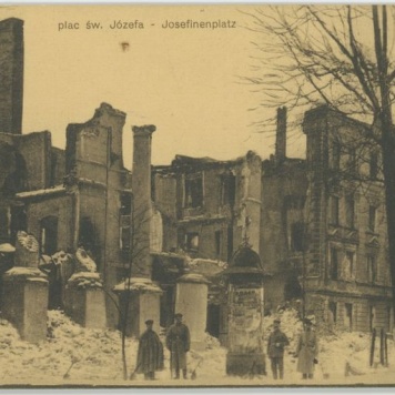 Plac św. Józefa - Josefinenplatz, Kalisz 1914/15