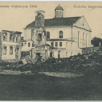 Końskie targowisko, Kalisz w czasie wojennym