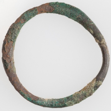 Kolista ramka sprzączki z brązu