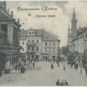 Pozdrowienie z Kalisza. Główny rynek