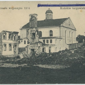Końskie targowisko, Kalisz w czasie wojennym 1914