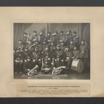 Orkiestra Kaliskiej Straży Pożarnej 21. V. 1933 r. 