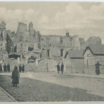 Kalisz po zburzeniu w 1914 r.