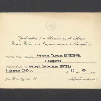 Zaproszenie na koncert