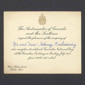 The Ambassador of Canada and Mrs. Southam [...]