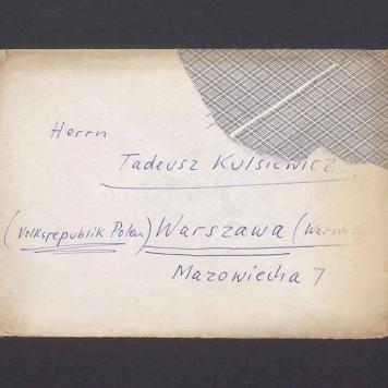 Koperta, nad. Albert Oldenburg