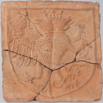 Kafel z herbem ziemi brzesko-kujawskiej