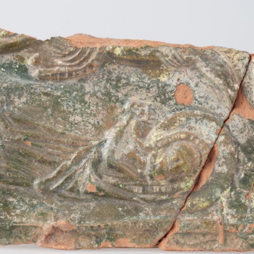 Kafel ze sceną Ukrzyżowania