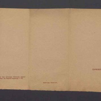 Zaproszenie na wystawę dzieł sztuki obrazujących rozwój kultury artystycznej w Polsce od XI do XIX w.