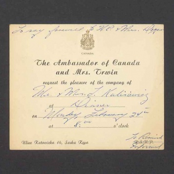 The Ambassador of Canada 