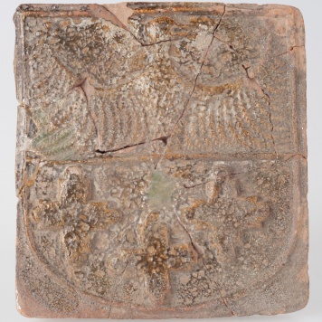 Kafel z herbem Sulima