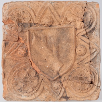 Kafel z herbem Cielepała