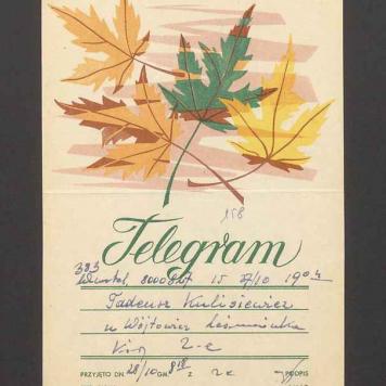 Telegram. Najserdeczniejsze życzenia imieninowe