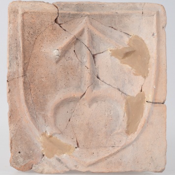 Kafel z herbem Odrowąż