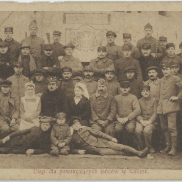 Etap dla powracających jeńców w Kaliszu