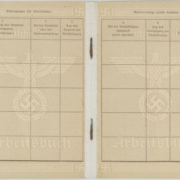 Arbeitsbuch na nazwisko Dietrich Wenner 