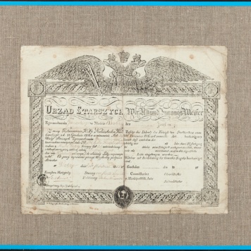 Duplom czeladniczy Michała Karpińskiego 