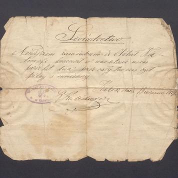 Świadectwo pracy dla Michała Wiatrowskiego