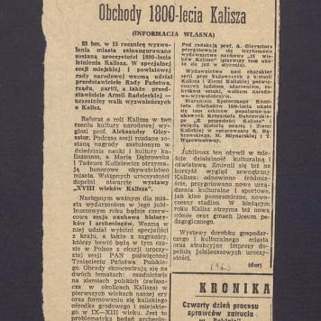 Obchody 1800-lecia Kalisza