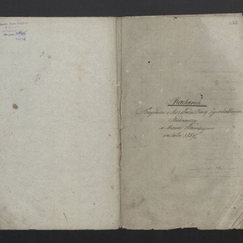 Rachunek Przychodu i Rozchodu Kasy Zgromadzenia Bednarzy w Mieście Stawiszynie za lata 1861/1862