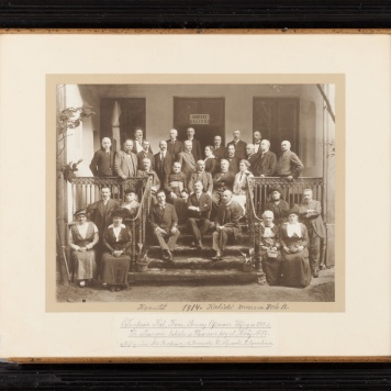 Członkowie Kaliskiego Komitetu Pomocy Ofiarom Wojny w 1914 r. 