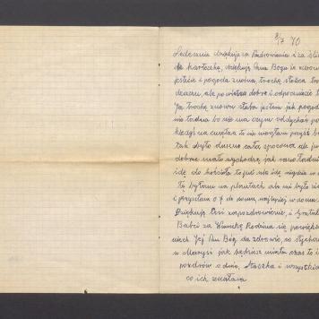 Serdecznie dziękuję za pozdrowienia i za śliczną karteczkę [...]