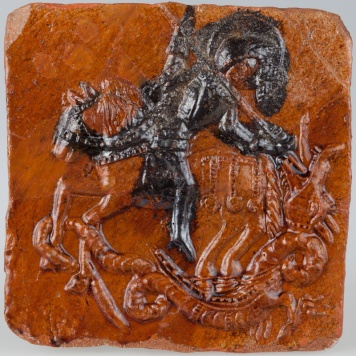 Kafel ze św. Jerzym