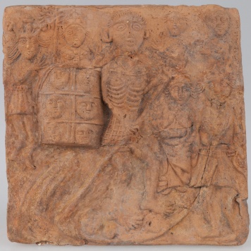 Kafel z wizerunkiem triumfu śmierci