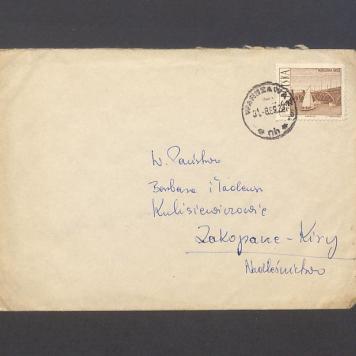 Koperta, nad. Z. K. Konieczni