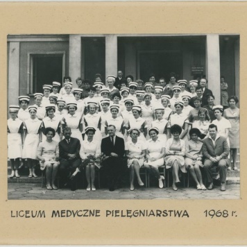 Uczennice Medycznego Studium Zawodowego wydziału Pielęgniarstwa w Kaliszu