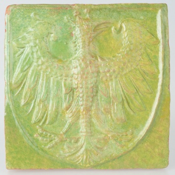 Kafel z herbem Orzeł Biały