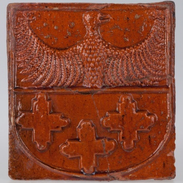 Kafel z herbem Sulima