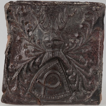 Kafel z herbem Nałęcz