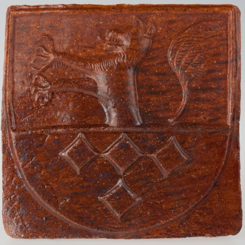 Kafel z herbem Zaręba