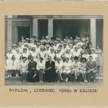 Uczennice Medycznego Studium Zawodowego wydziału Pielęgniarstwa w Kaliszu