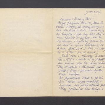 Szanowny i Kochany Panie! Pragnę podziękować [...]