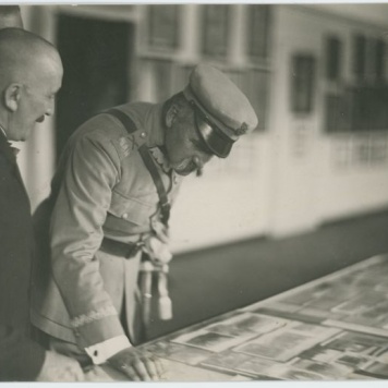 Zdjęcie z pobytu w Kaliszu . J. Piłsudskiego, I. Mościckiego, S. Wojciechowskiego