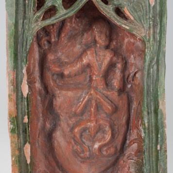 Kafel z tarczownikiem