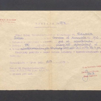 Zawiadomienie o podatku od nieruchomości