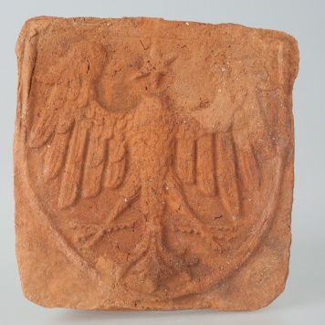 Kafel z herbem Orła