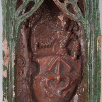 Kafel z tarczownikiem