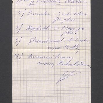 Zalecenia dla Marii Kulisiewicz, jak używać lekarstwa