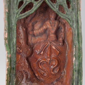 Kafel z tarczownikiem